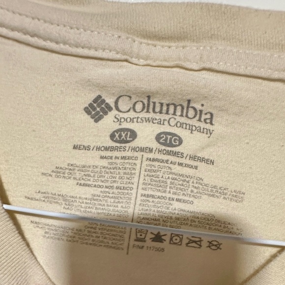 Columbia Men's Tan Graphic Tee - Picture 4 of 4